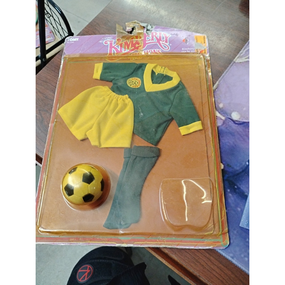 Rare 1983 Tomy Kimberly Doll Fashions Soccer Set New Toys R Us